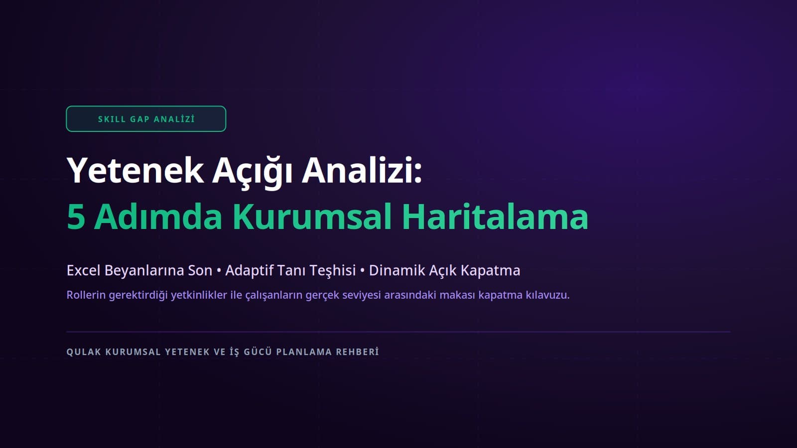 Kurumsal Yetenek Açığı Analizi: Skill Gap Haritalama Rehberi